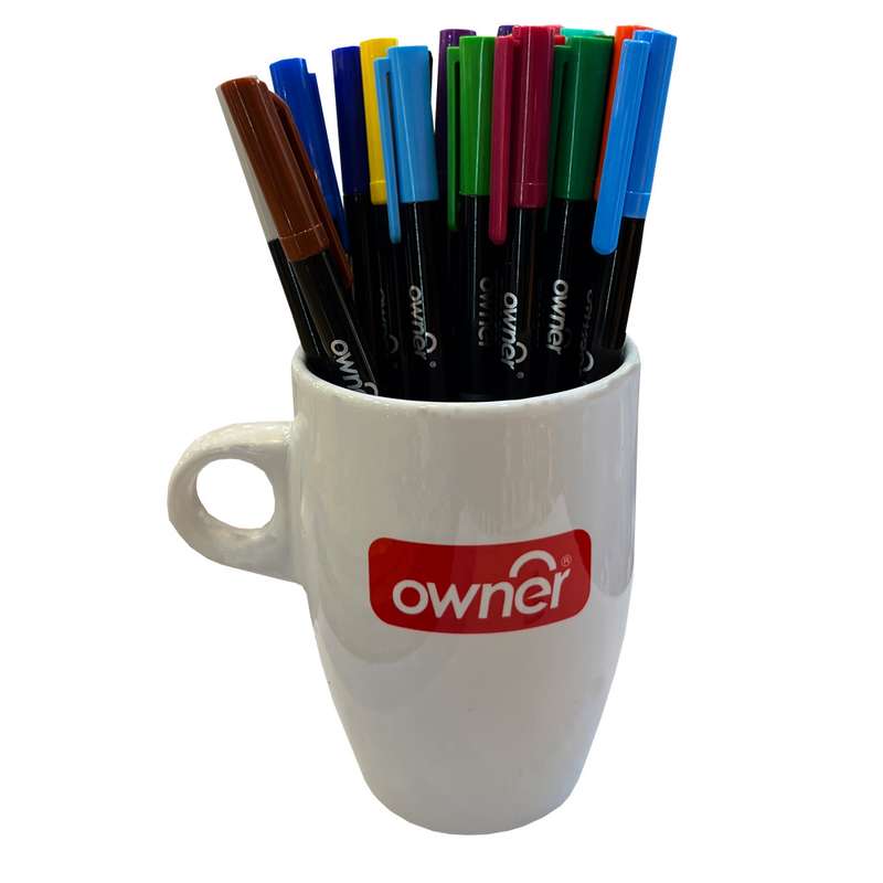 روان نویس اونر مدل fineliner-221220 کد 53089 بسته 20 عددی