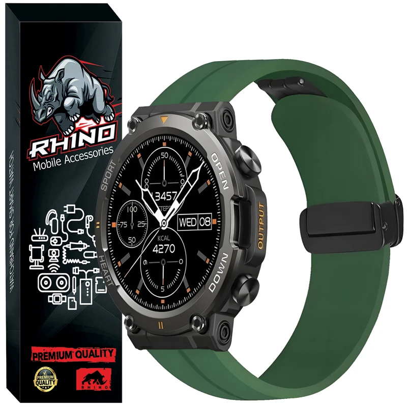 بند راینو مدل Magnetic مناسب برای ساعت هوشمند اسمارت T45i 22MM