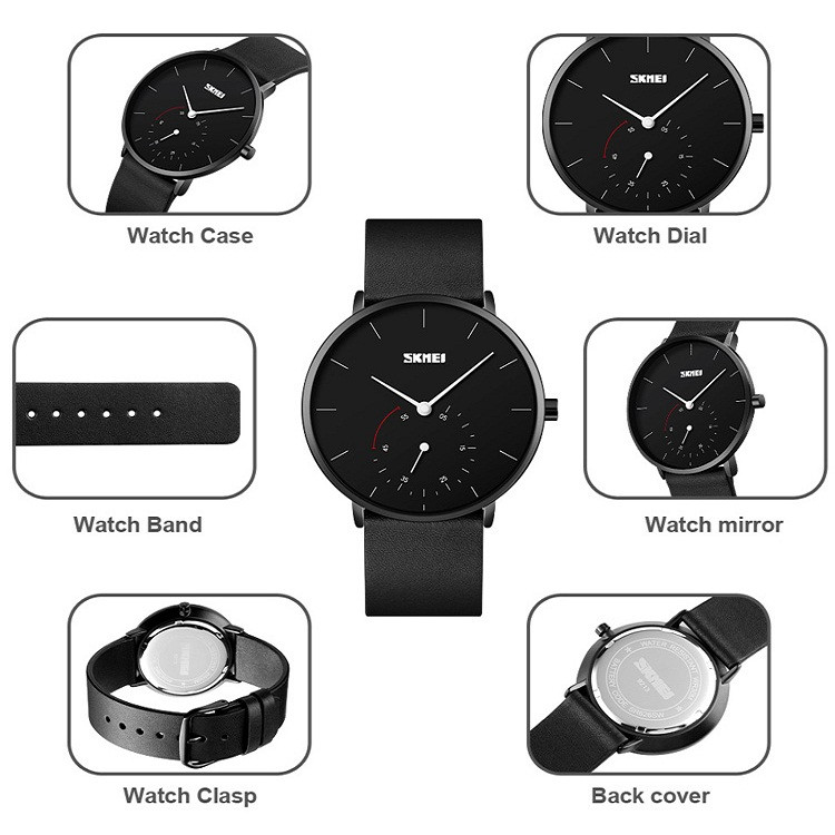 ساعت مچی عقربه ای اسکمی مدل 9213BK