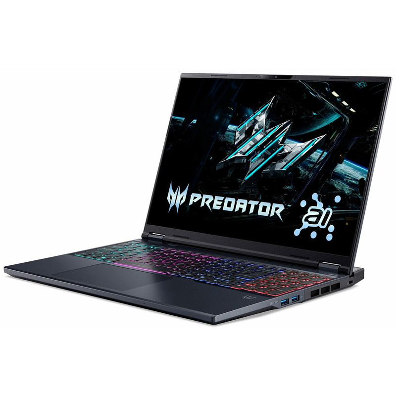 لپ تاپ 16 اینچی ایسر مدل Predator Helios Neo 16 AI PHN16-73-97SP-Core Ultra 9 275HX-16GB DDR5 6400MHz-1TB SSD-RTX5060 8GB-QHD 180Hz-W