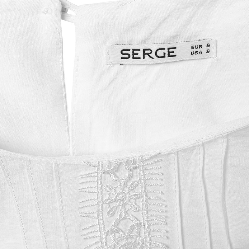 بلوز زنانه سرژه مدل 204633 سفید