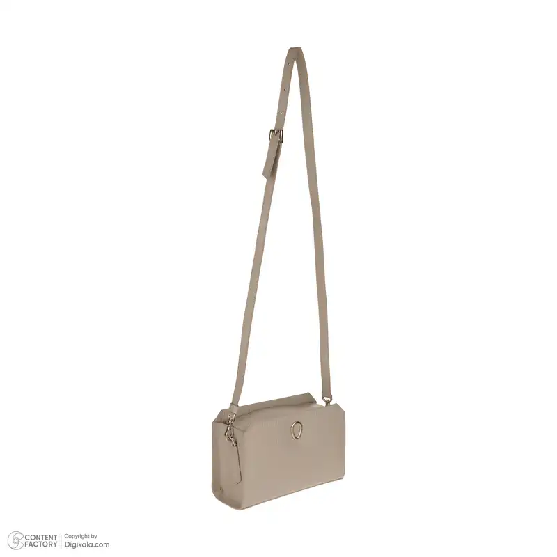 کیف دوشی زنانه اوال مدل 110 رنگ کرم