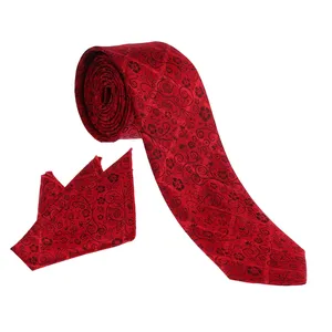 ست کراوات و دستمال جیب مردانه مدل نیوفشن کد 9