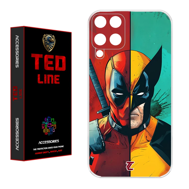 کاور تد لاین طرح ددپول و ولورین کد 1134 مناسب برای گوشی موبایل سامسونگ Galaxy A22 4G