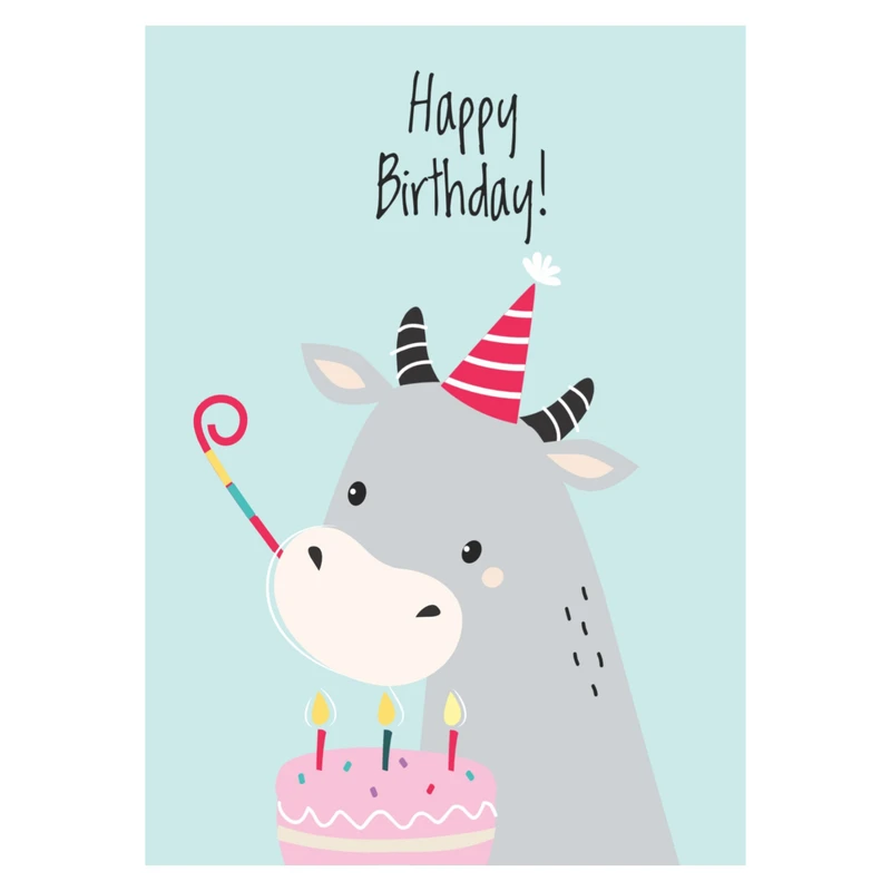 کارت پستال مدل Happy birthday کد 34