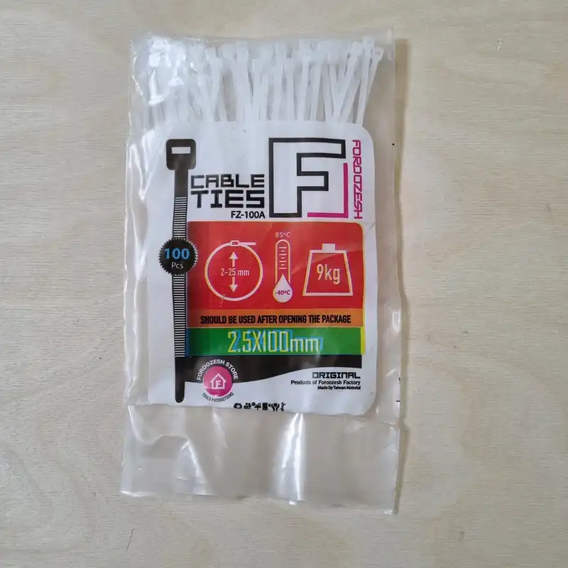 بست کمربندی فروزش مدل F10 بسته 100 عددی