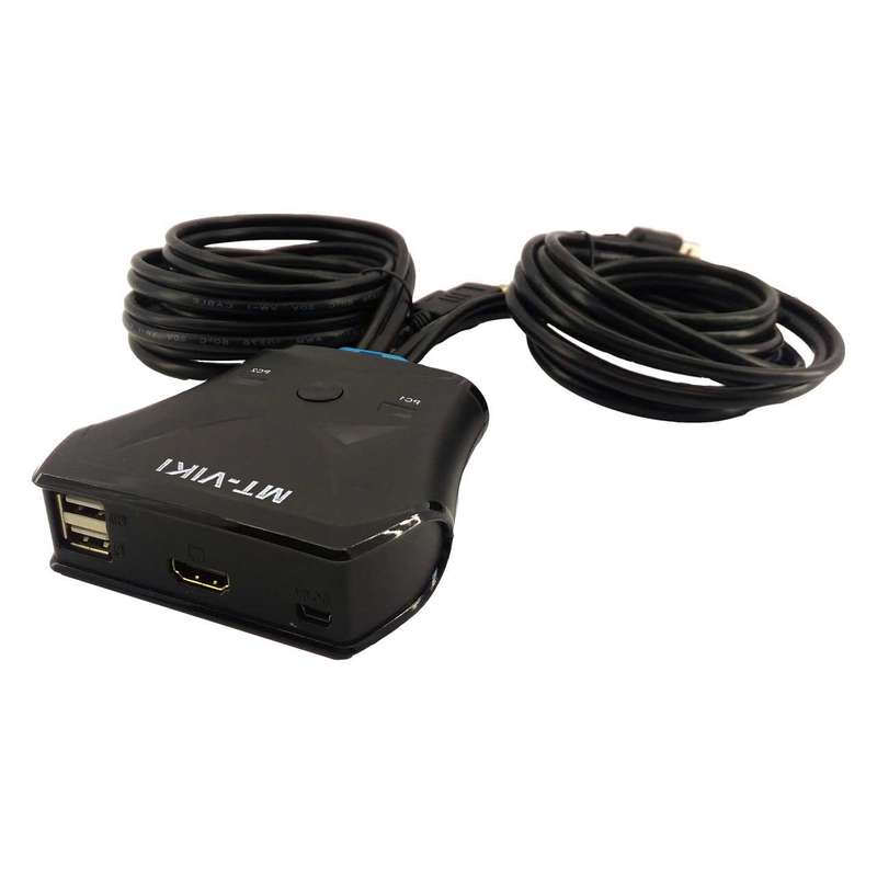 سوییچ دو پورت KVM HDMI ام تی -وی کی مدل MT-201HL