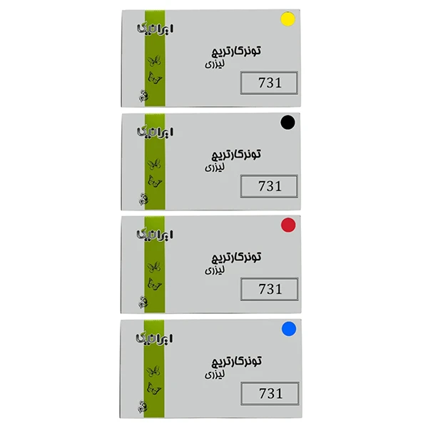 تونر ایرانیکا مدل 731 مجموعه 4 عددی