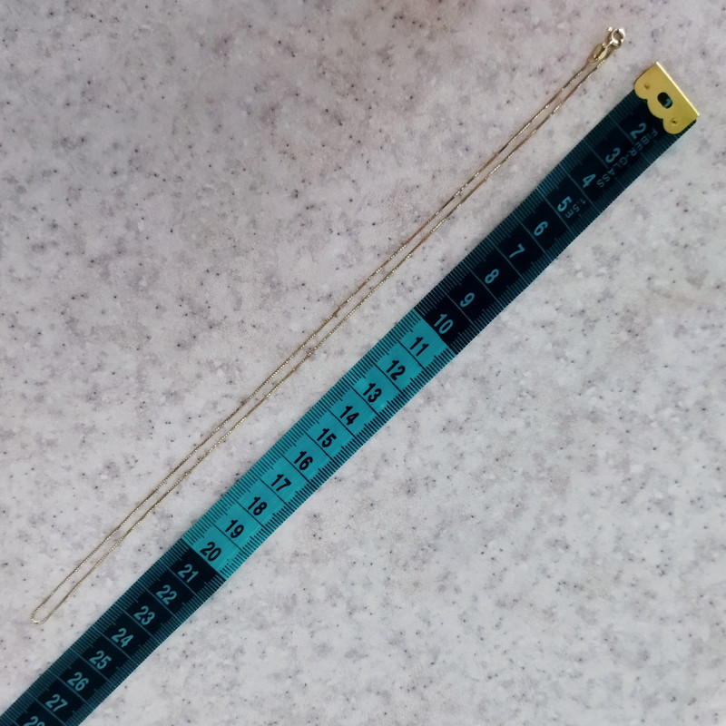 زنجیر نقره زنانه سلین کالا مدل ونیزی آبکاری T50