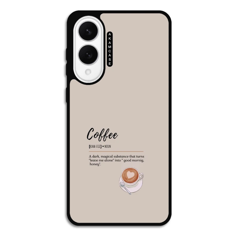 کاور آکام مدل AMC-WSGS25E-COFFEE-16 مناسب برای گوشی موبایل سامسونگ Galaxy S25 Edge