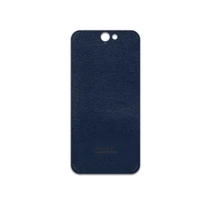 MAHOOT Deep-Blue-Leather Cover Sticker for HTC One A9