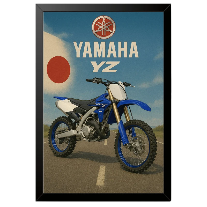 تابلو بکلیت طرح موتور یاماها YAMAHA YZ250F مدل B-po1973 فریم مشکی