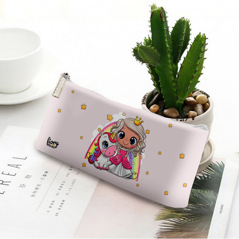 جامدادی مستر راد مدل پرنسس و اسب تک شاخ کد fiory 1972