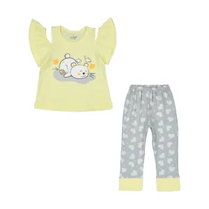 ست بلوز و شلوار دخترانه ناربن مدل 1521390-19