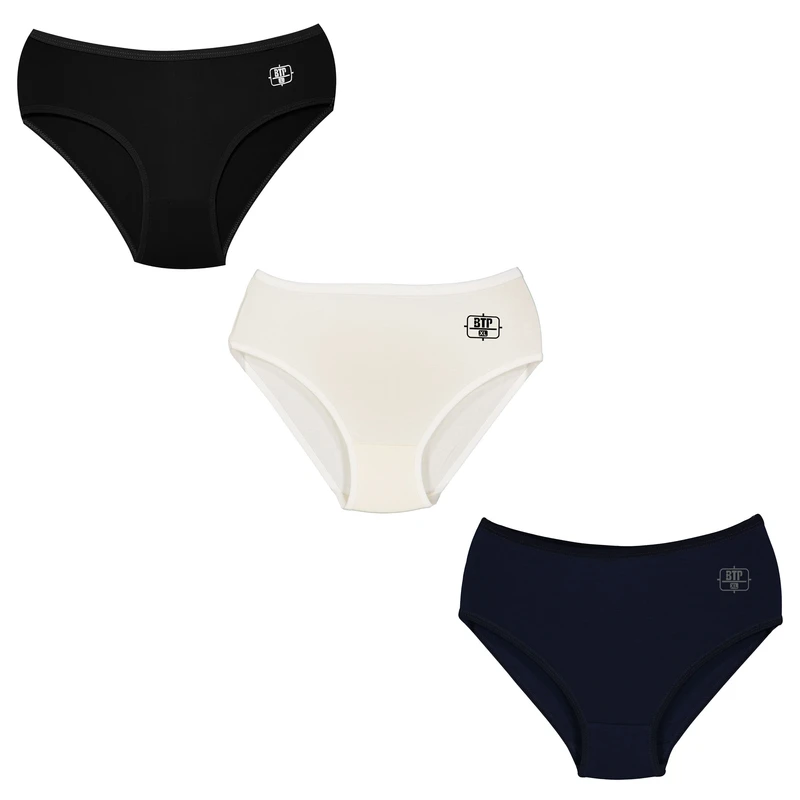 شورت زنانه برهان تن پوش مدل 1009-3 بسته سه عددی