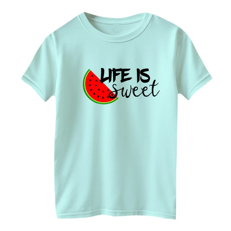 تی شرت آستین کوتاه بچگانه مدل هندوانه یلدایی کد 59