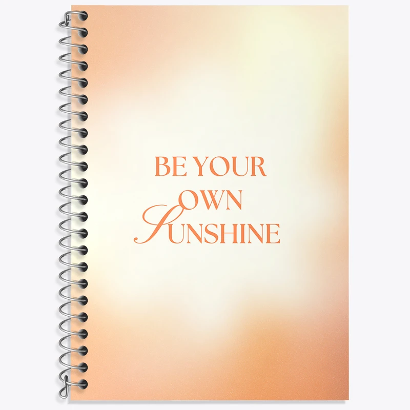 دفتر لغت 50 برگ خندالو طرح Be Your Own Funshine کد N2358