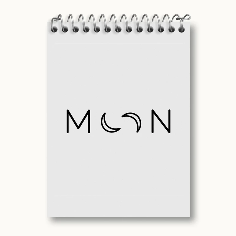 دفتر یادداشت 50 برگ خندالو مدل ماه کد 29607