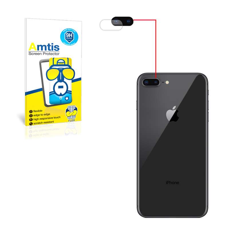 محافظ لنز دوربین امتیس مدل 8 plus مناسب برای گوشی موبایل اپل IPHONE 8 PLUS