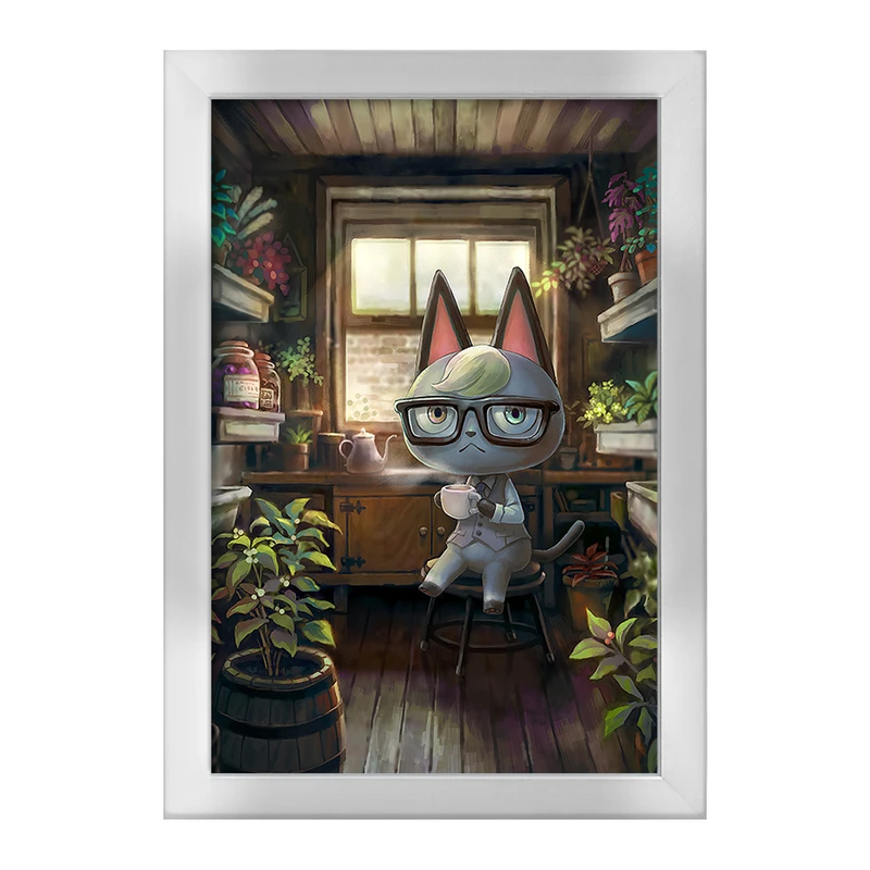 تابلو خندالو طرح بازی انیمال کراسینگ (Animal Crossing) کد 32653