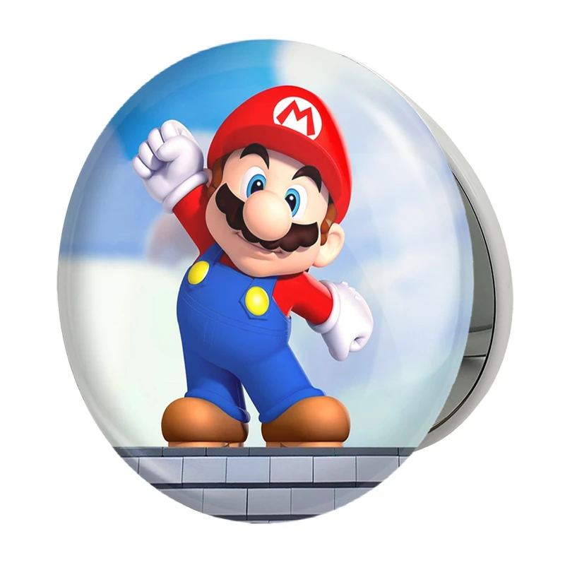 آینه جیبی خندالو طرح سوپر ماریو مدل تاشو کد 30433