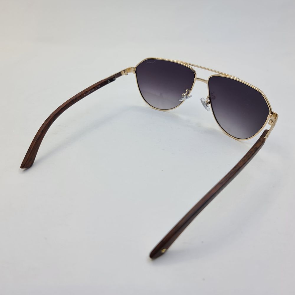 عینک آفتابی  مدل P1002 - DOD دسته چوبی -  - 9