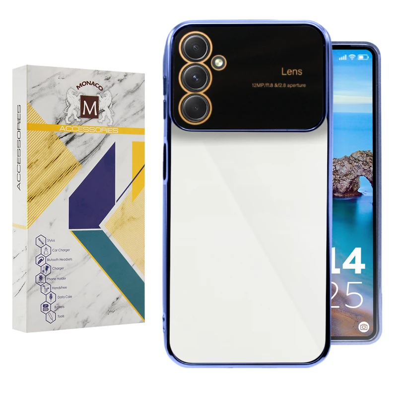 کاور موناکو مدل الکترولنز مناسب برای گوشی موبایل سامسونگ Galaxy A14
