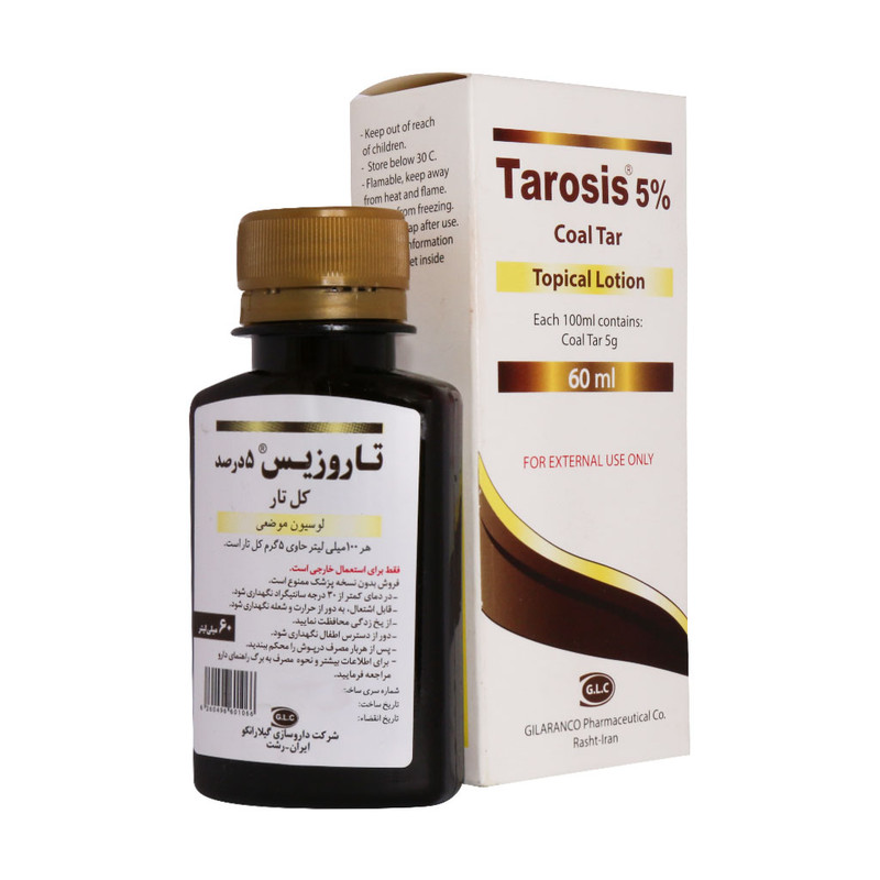لوسیون ضد شوره و رفع خارش مو کل تار مدل تاروزیس حجم 60 میلی لیتر