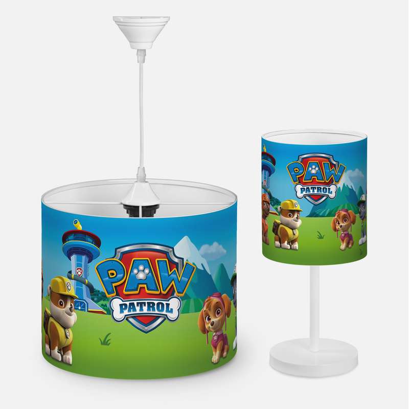 لوستر و آباژور کودک مدل سگ های نگهبان کد PW-R-3120