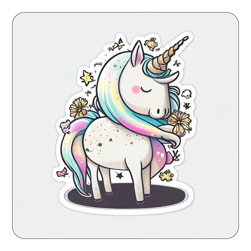 مگنت کاکتی طرح اسب تک شاخ و یونیکورن مدل mp32049