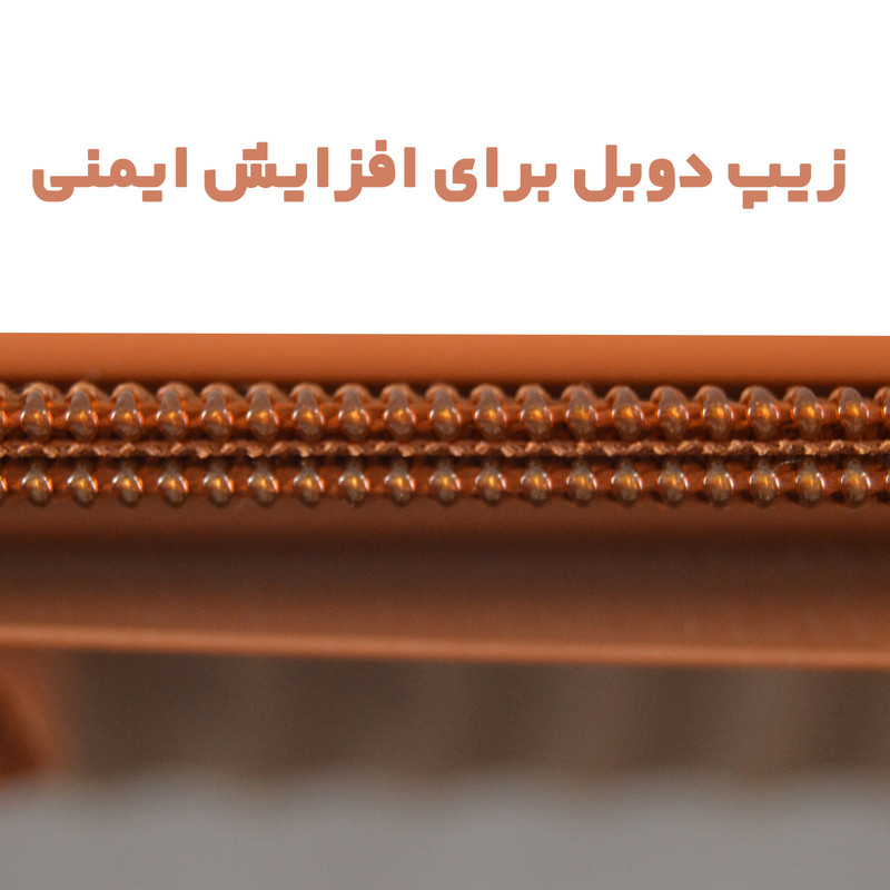 چمدان تیتانپلورا مدل FSH_1 سایز متوسط ارتفاع 65 سانتی متر