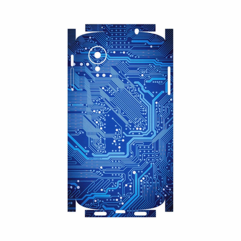 برچسب پوششی ماهوت مدل Blue Printed Circuit Board-FullSkin مناسب برای گوشی موبایل گوگل Nexus 5