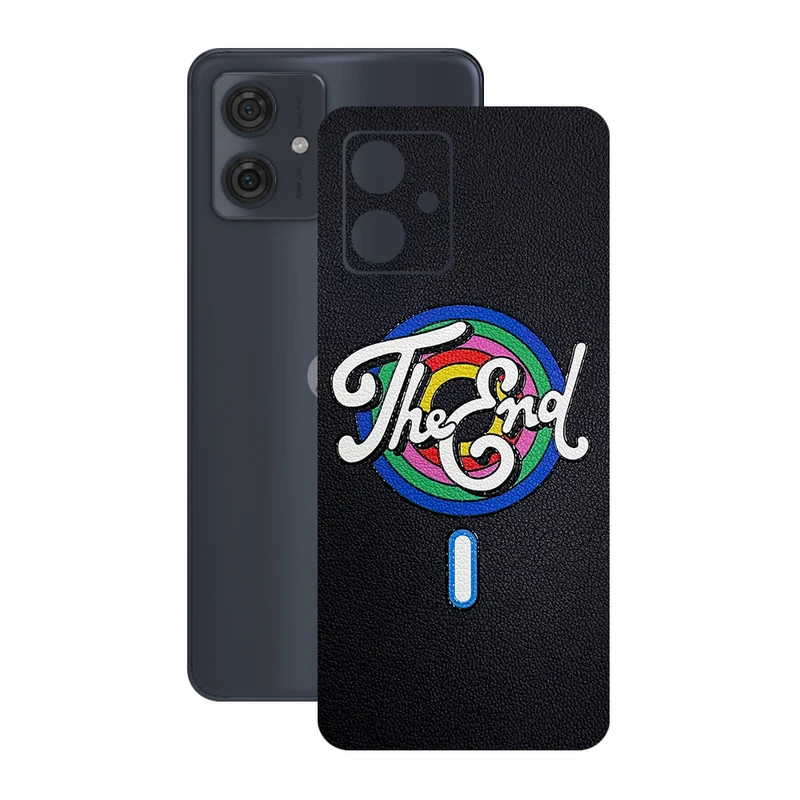 برچسب پوششی ریمکس مدل Leth طرح THE END مناسب برای گوشی موبایل موتورولا Moto G54