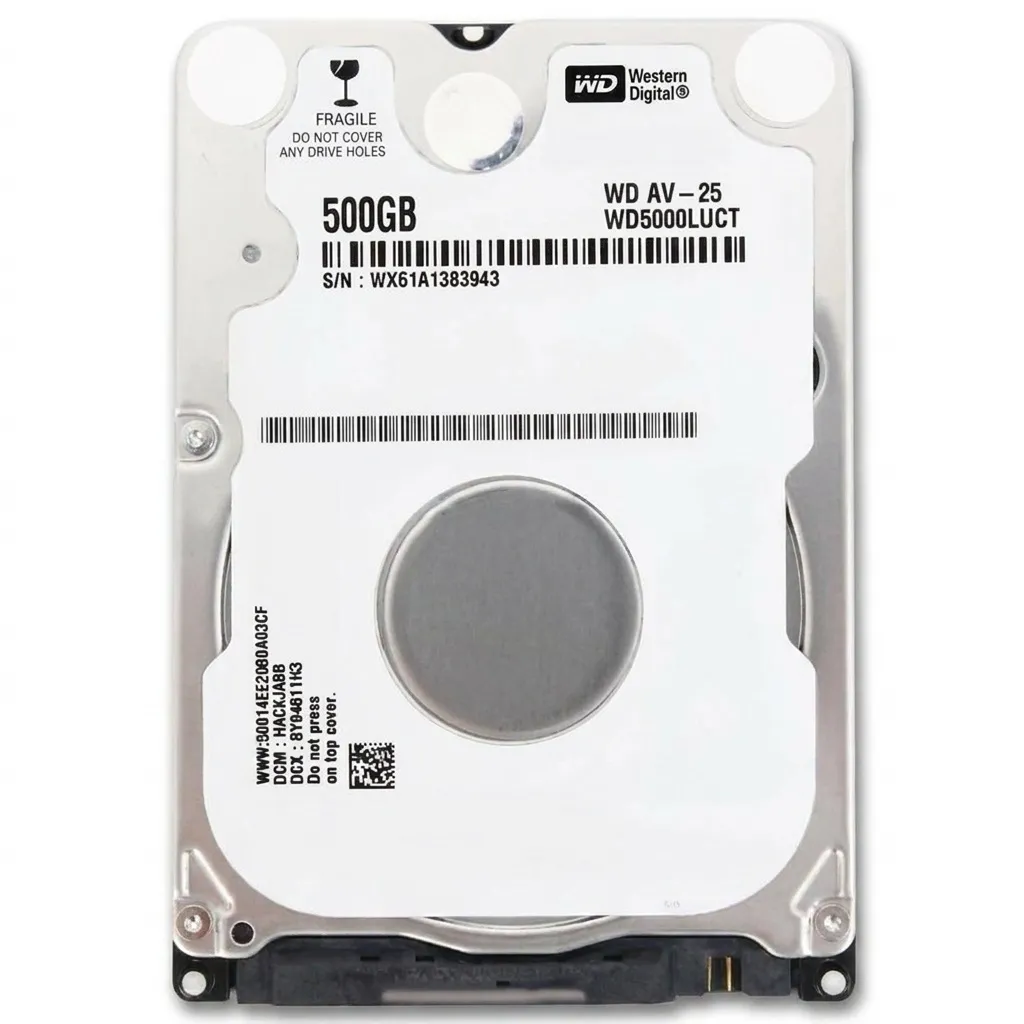 هارددیسک وسترن دیجیتال مدل WD5000LUCT ظرفیت 500 گیگابایت