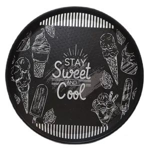 سینی مدل گرد طرح STAY SWEET
