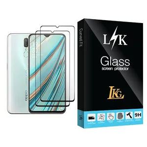 LKG LK Glass MIX002 Screen Protector For Oppo A9x Pack Of 2