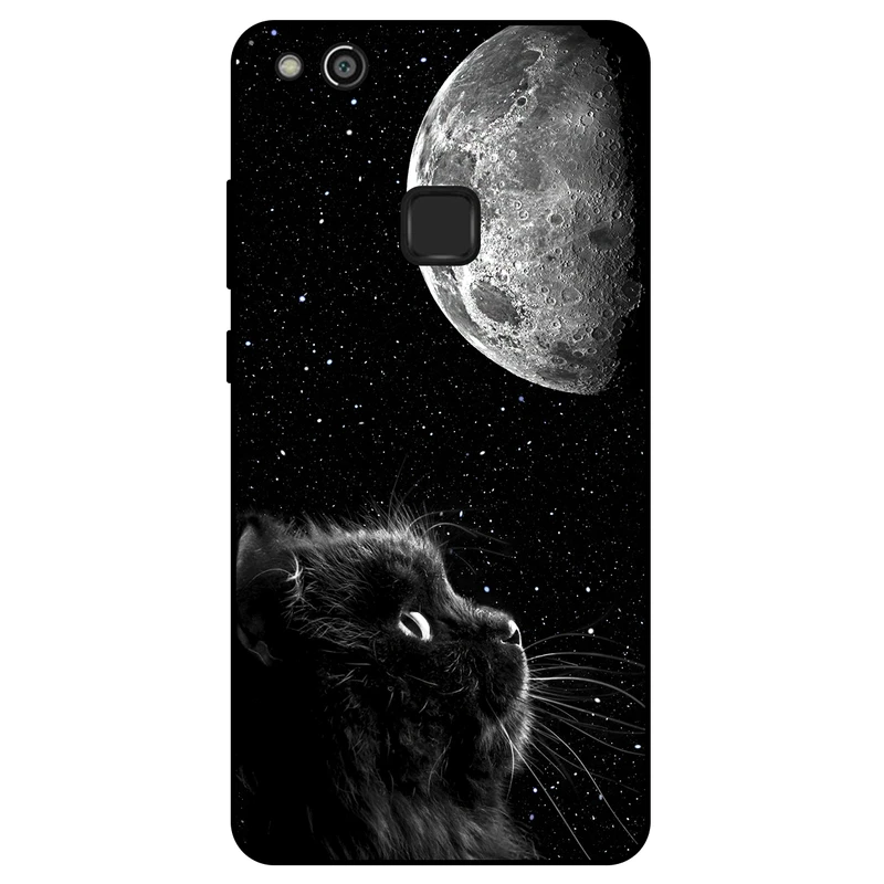کاور مگافون طرح گربه مدل 1882 مناسب برای  گوشی موبایل هوآوی P10 Lite 