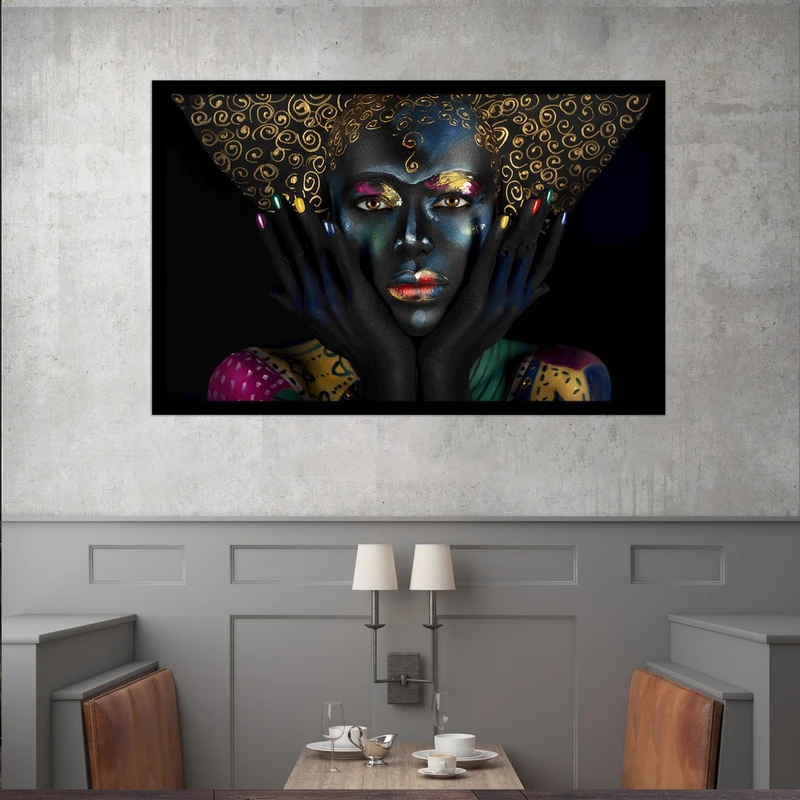 تابلو بکلیت طرح پرتره آفریقایی مدل B-S2723