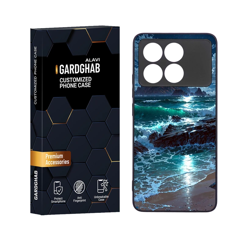 کاور گارد قاب علوی مدل دور ژله ای مناسب برای گوشی موبایل شیائومی Poco X6 Pro