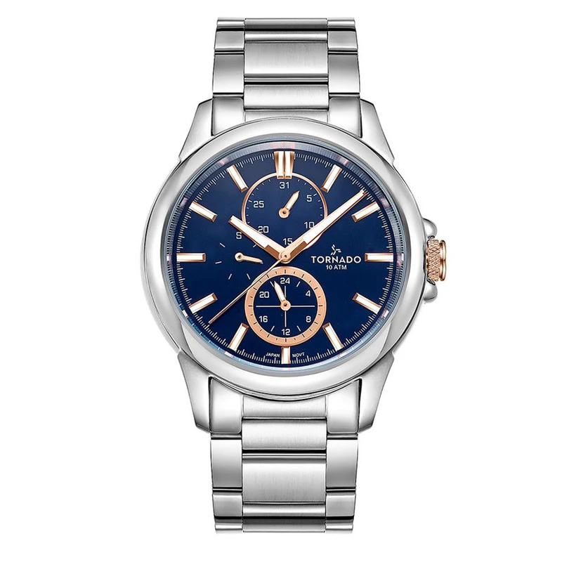 ساعت مچی عقربه‌ای مردانه تورنادو مدل T6107-SBSL