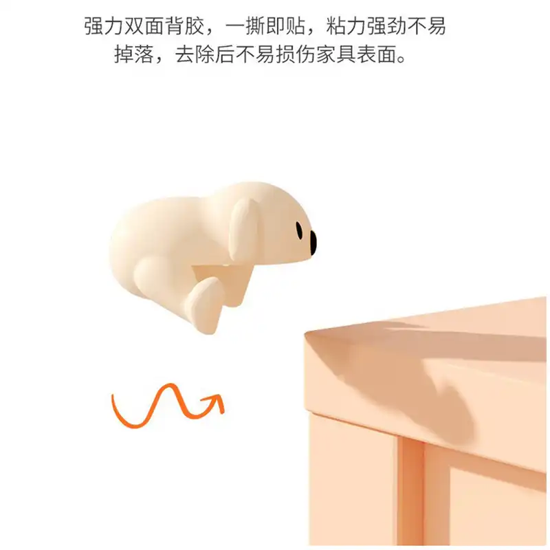 ضربه گیر میز مدل خرس کد 00800 مجموعه 4 عددی