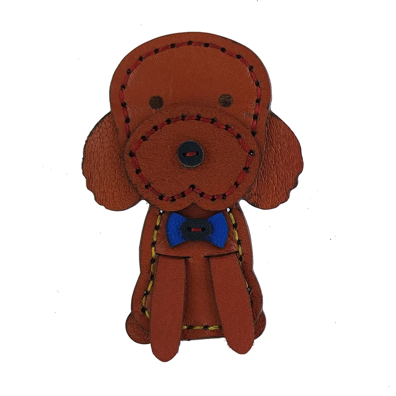 مگنت مدل چرم طبیعی طرح سگ