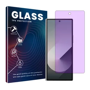 Glass Resistant model anti-purple screen protector suitable for Samsung Galaxy Z Fold6 mobile phone