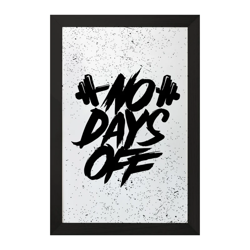 تابلو خندالو مدل No Days Off کد F1518