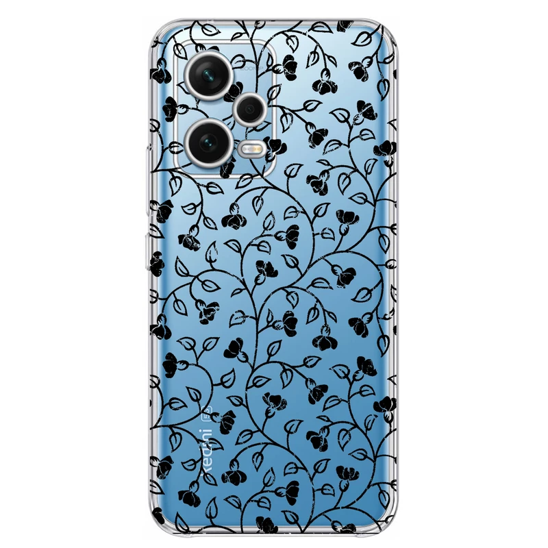 کاور مگافون طرح گل مدل C42-B مناسب برای گوشی موبایل شیائومی Redmi Note 12 Pro Plus 