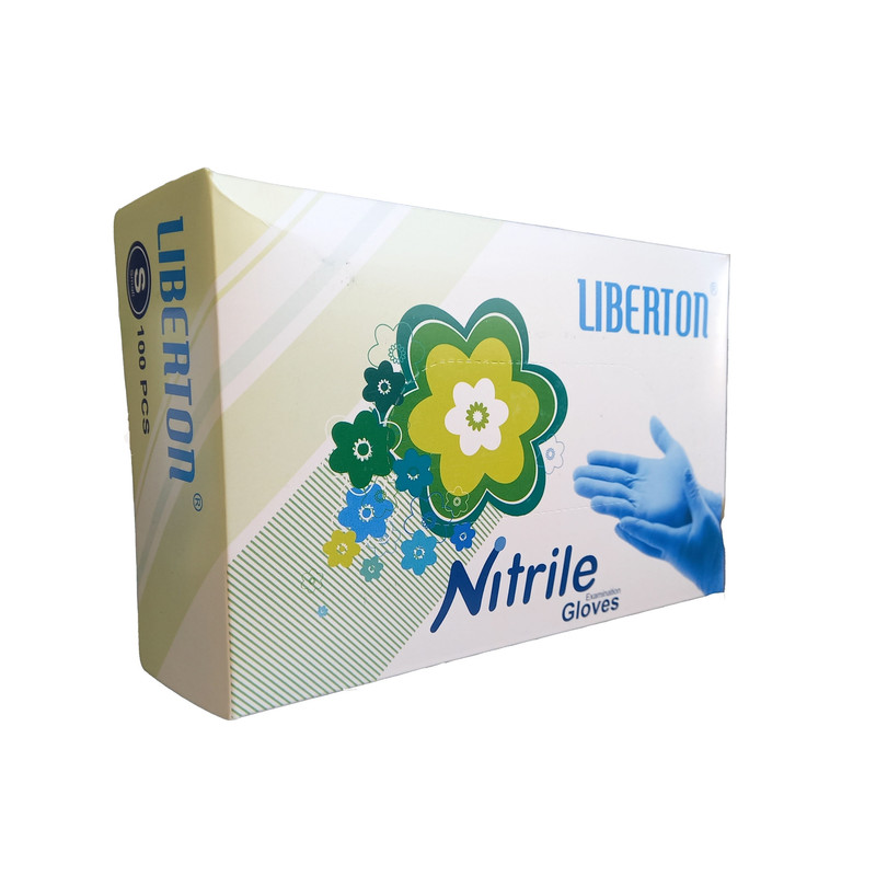 دستکش نیتریل لیبرتون مدل 05 سایز اسمال مجموعه 5 عددی