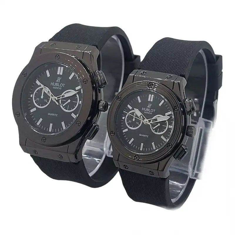 ست ساعت مچی عقربه ای زنانه و مردانه مدل سه موتوره