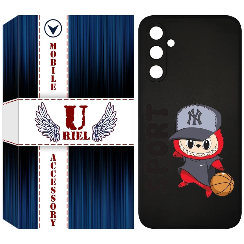 کاور یوریل مدل KSH کد 148 طرح عروسک لبوبو مناسب برای گوشی موبایل سامسونگ Galaxy A34