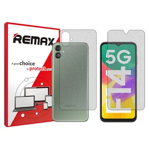 Remix matte screenprotector HyMTT model suitable for Samsung Galaxy F14 mobile phones along with the back of the phone