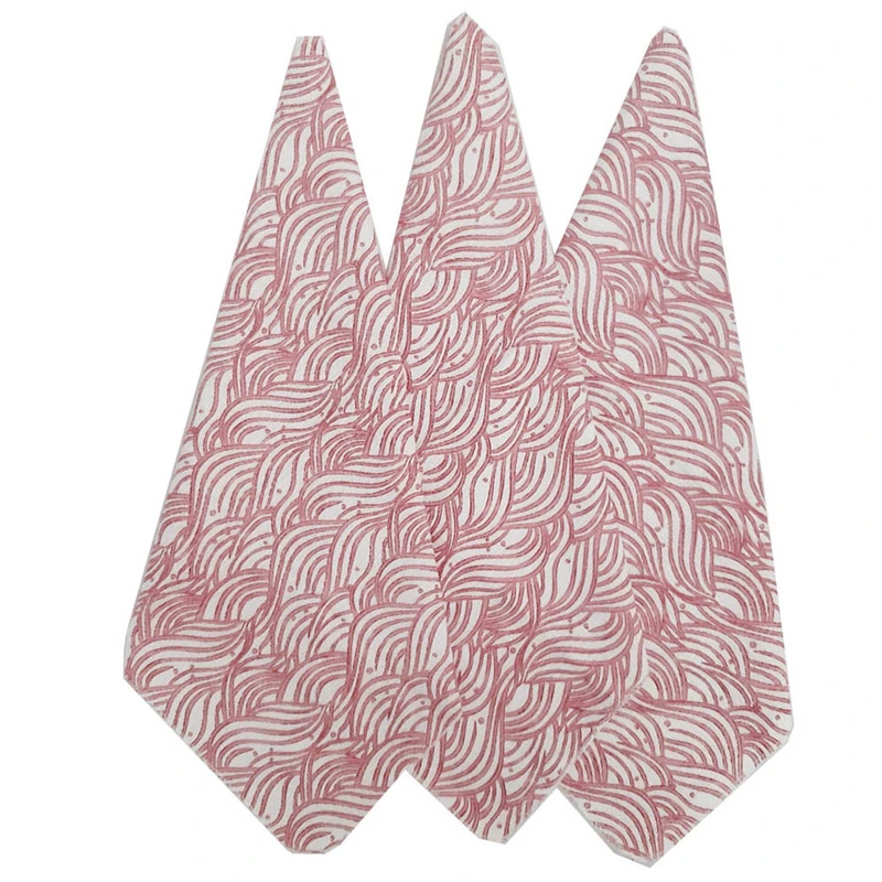 دستمال آشپزخانه مدل موج دریا بسته 3 عددی